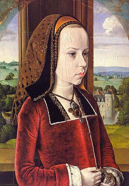 Master of Moulins Portrait of Margaret of Austria oil painting picture